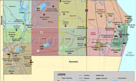 Racine County Map