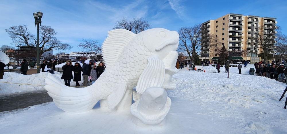 America's Snow Sculpting Invitational at Lake Geneva Winterfest