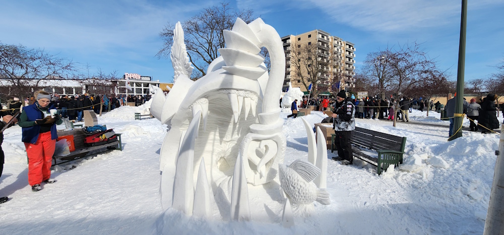 America's Snow Sculpting Invitational at Lake Geneva Winterfest