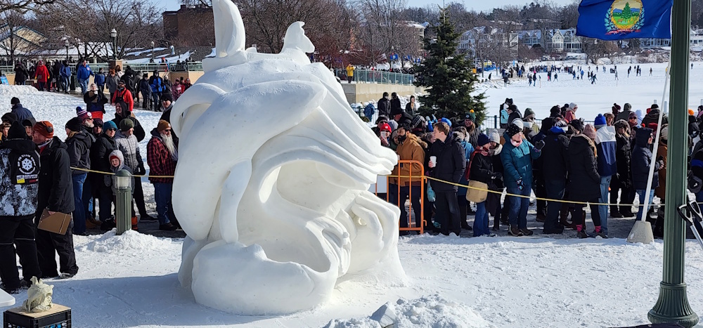 America's Snow Sculpting Invitational at Lake Geneva Winterfest