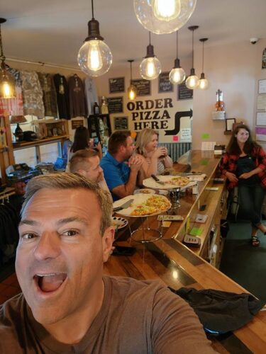 Fun at Moonridge Brewing, Cornell, Wisconsin
