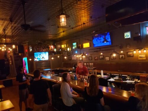 The Tap Room inside Earth Rider Brewing in Superior, Wisconsin