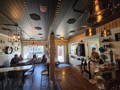 Inside the Waterford Stillhouse tasting room in downtown Waterford, Wisconsin
