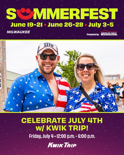 Summerfest admission promotion July 4, 2025