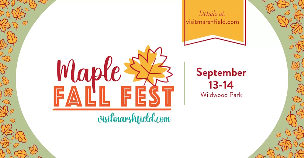 Maple Fall Fest in Marshfield, Wisconsin, September 13-14, 2025