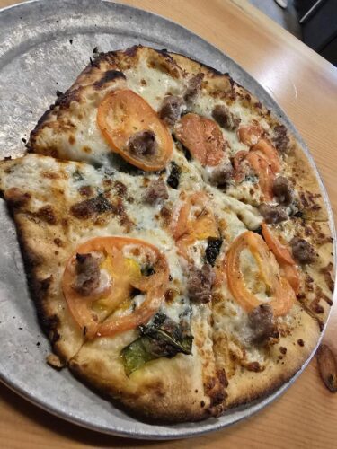 Pizza at Knuth Brewing Company in Ripon, Wisconsin