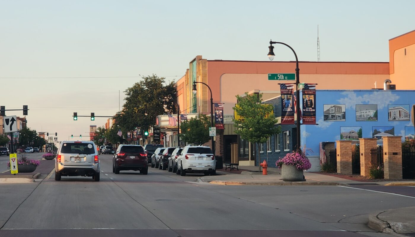 Central Avenue in Marshfield, Wisconsin