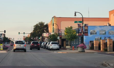 Central Avenue in Marshfield, Wisconsin