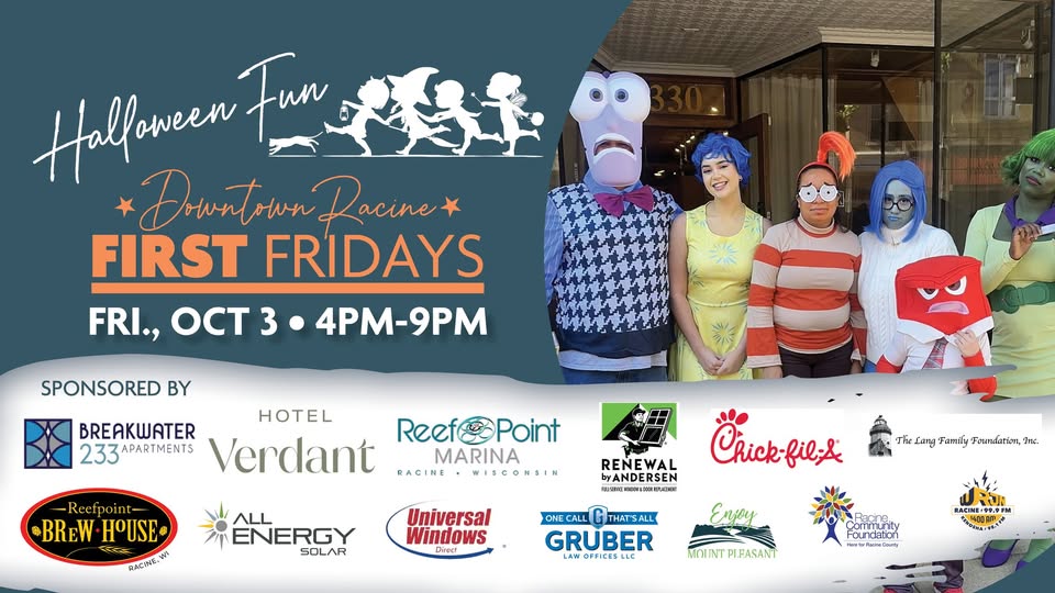 Wisconsin Weekend: Racine First Fridays, October 3, 2025