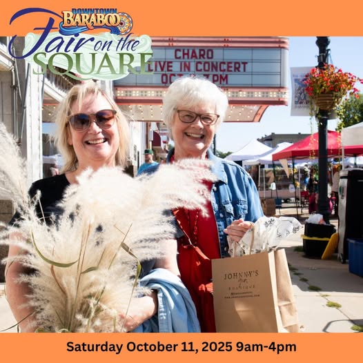 Fall Fair on the Square, Saturday, October 11, 2025 in Baraboo, Wisconsin.