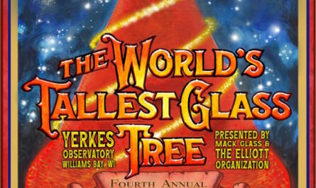 World's Tallest Glass Tree, Lake Geneva and Williams Bay, Wisconsin