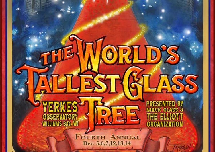 World's Tallest Glass Tree, Lake Geneva and Williams Bay, Wisconsin