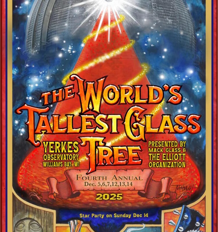 World's Tallest Glass Tree, Lake Geneva and Williams Bay, Wisconsin