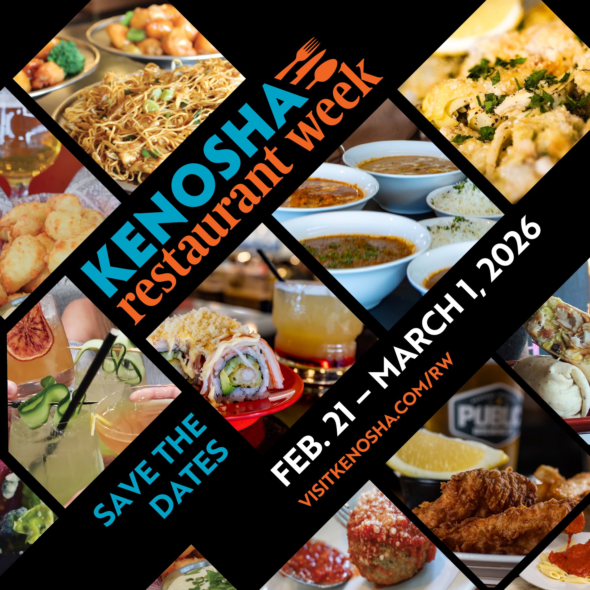 Kenosha Restaurant Week, February 21 - March 1, 2026