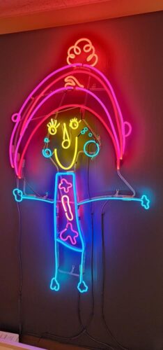 Neon at the Bergstrom Mahler Museum of Glass, Neenah, Wisconsin