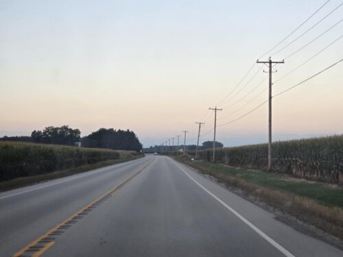 Farmland along Wisconsin Highway 68